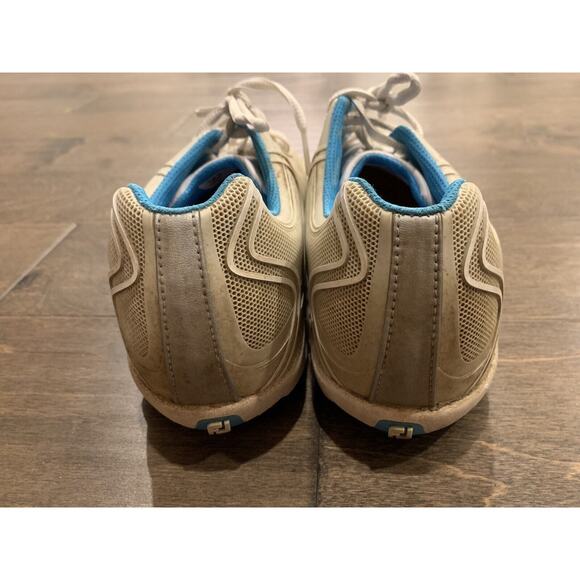 FootJoy Womens Flex-Zone Golf Shoes Spikes White FJAspire Size 9M EUC 98895 - Picture 3 of 11